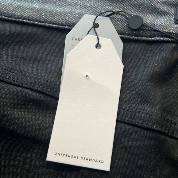 NWT Universal Standard Shimmer Seine High Rise Skinny Jeans SZ 24 - Picture 9 of 10